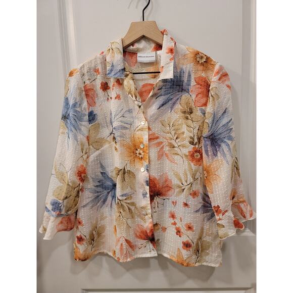 Alfred Dunner Floral Blouse - Picture 10 of 10